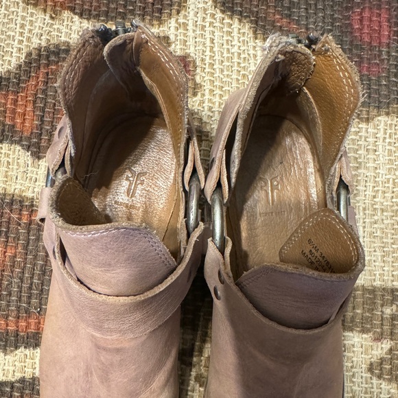 Frye Ray Harness Back Zip Bootie in Lilac - Picture 5 of 8
